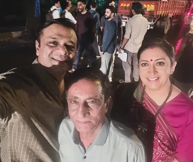 Tanmay Vekaria reunites with Smriti Irani after 15 years, recalls Maniben.com days