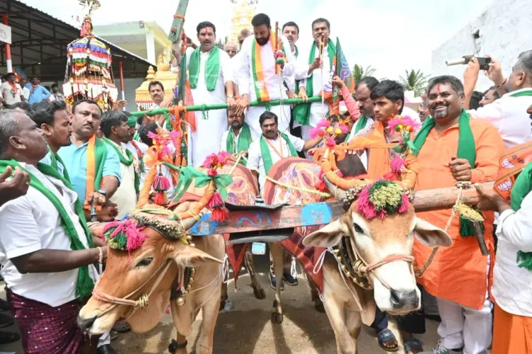 BJP's 'Ballari Chalo' padyatra Day 3: Vijayendra hits out over Dalit funds, farmer suicides