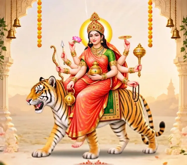 शारदीय नवरात्रि चतुर्थी 2026: मां कूष्मांडा की पूजा से मिलता है आयु, यश और सुख-समृद्धि का वरदान