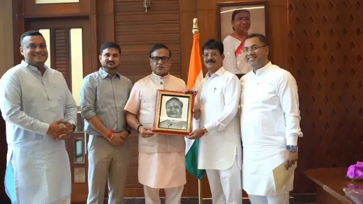 Barkhola MLA Kishor Nath Calls on CM Himanta, Gifts Portrait