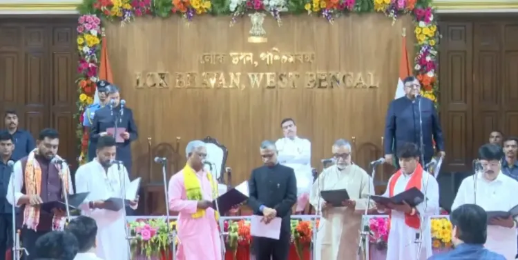 West Bengal cabinet expands: 35 BJP MLAs sworn in as ministers under Adhikari
