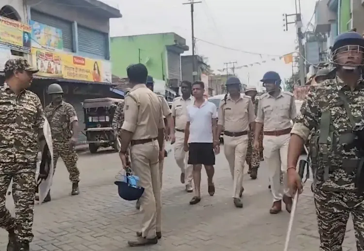 Trinamool's Jahangir Khan paraded in casuals by Bengal Police in Falta