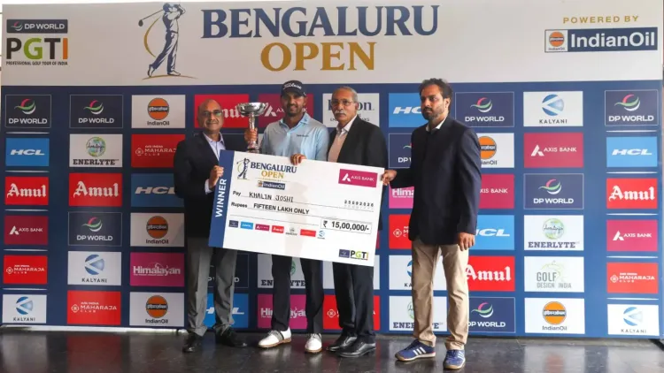 Khalin Joshi wins Bengaluru Open 2026 by five shots, claims fourth PGTI title this season