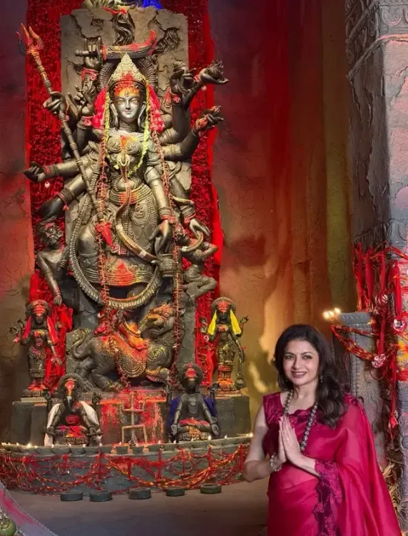Bhagyashree celebrates Navratri 2026, shares nine forms of Maa Durga