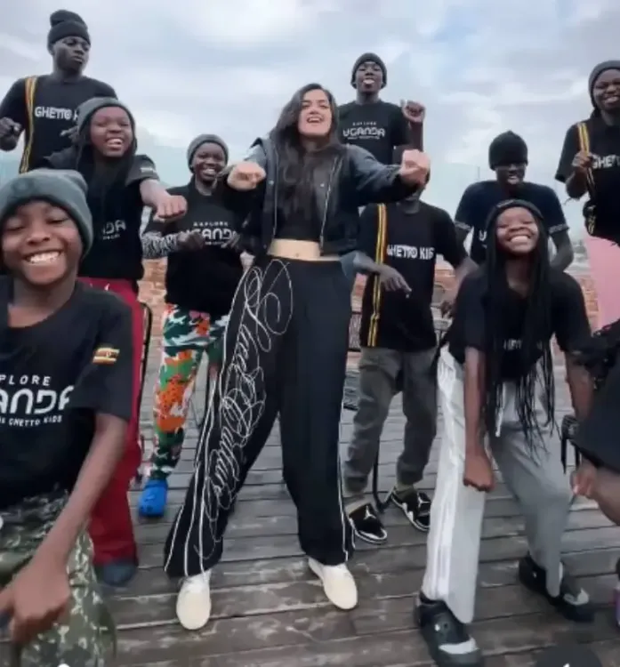 Bhagyashrii Borse dances with Ghetto Kids ahead of Operation Ganga