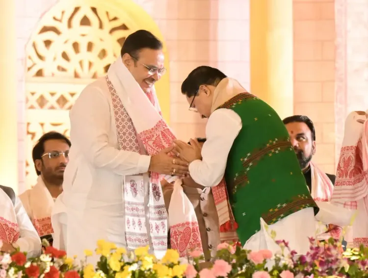 Himanta Biswa Sarma sworn in as Assam CM: Bhajan Lal Sharma attends ceremony