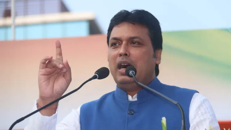 क्या त्रिपुरा के भाजपा सांसद बिप्लब देब ने टीएमसी प्रमुख ममता बनर्जी पर हमला किया?