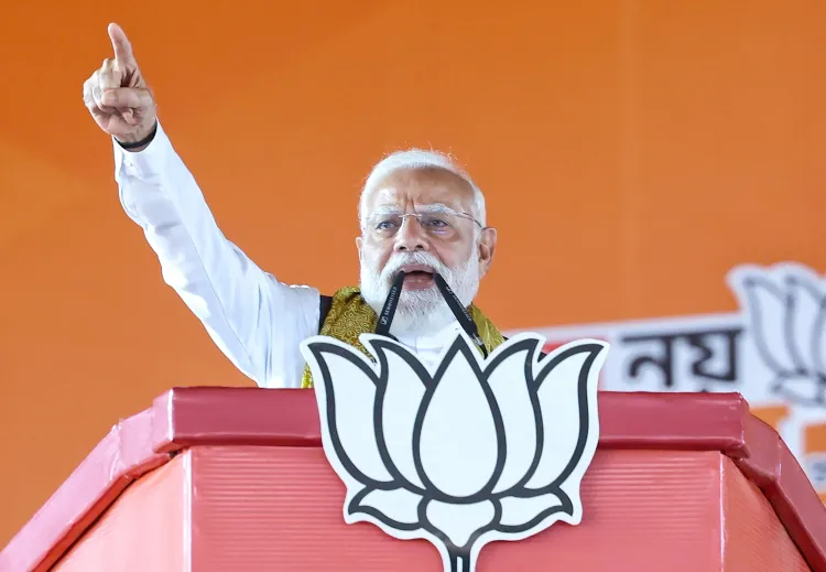 पीएम मोदी का तर्कपूर्ण हमला: 'बंगाल में सबका साथ, सबका विकास और लूट का जवाब होगा'