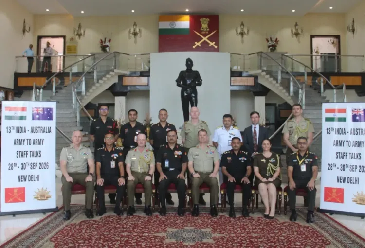 भारत-ऑस्ट्रेलिया 13वीं आर्मी टू आर्मी स्टाफ वार्ता संपन्न, द्विपक्षीय रक्षा सहयोग को नई गति