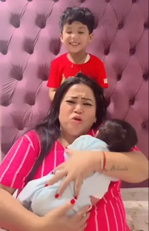 Bharti Singh Reveals Newborn Baby Kaju Looks Like Gola