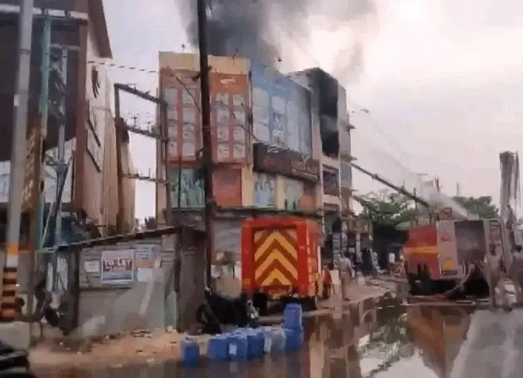 Bhubaneswar Supermarket Fire: Firefighters Face 18-Hour Battle