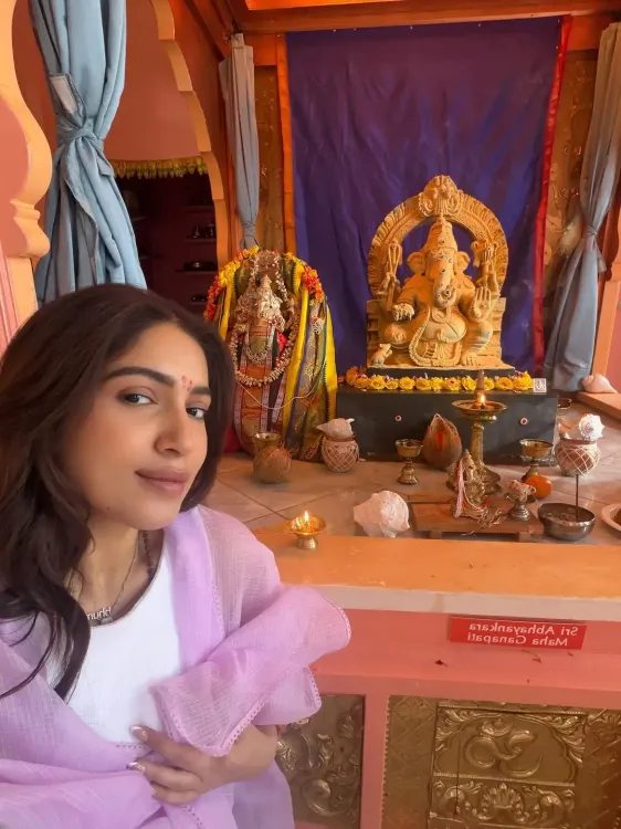Bhumi Pednekar finds Ganpati Bappa in New York: 'He finds you wherever you are'