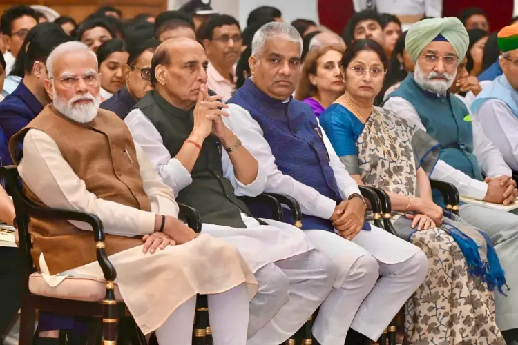Bhupender Yadav Attends Defence Investiture Ceremony 2026