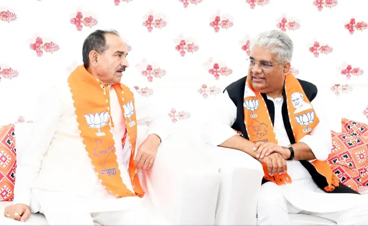 Bhupender Yadav Greets Madan Rathore on Birthday