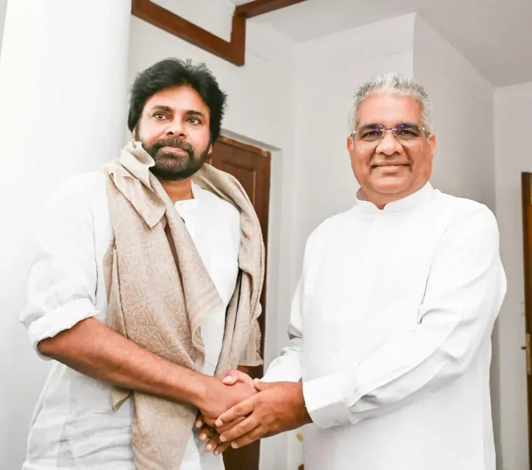 Bhupender Yadav meets Andhra Pradesh Deputy CM Pawan Kalyan in Delhi