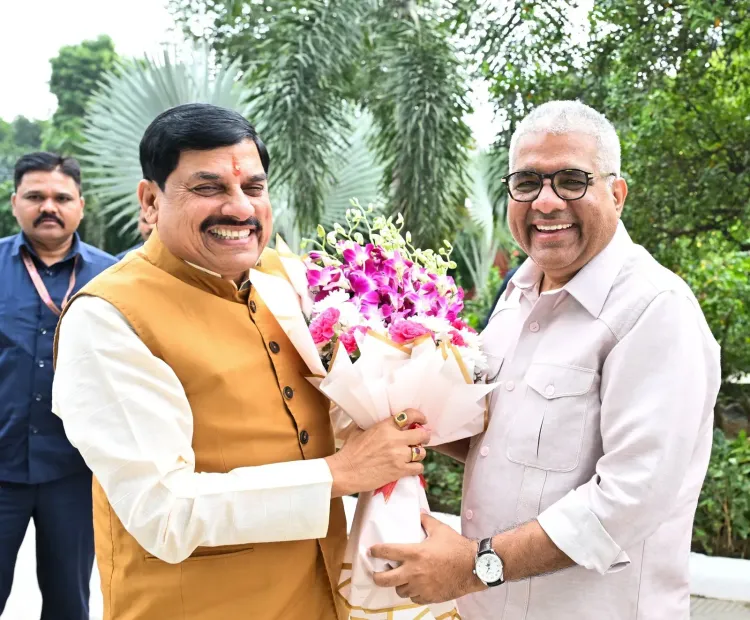 Bhupender Yadav meets MP CM Mohan Yadav on forest, wildlife
