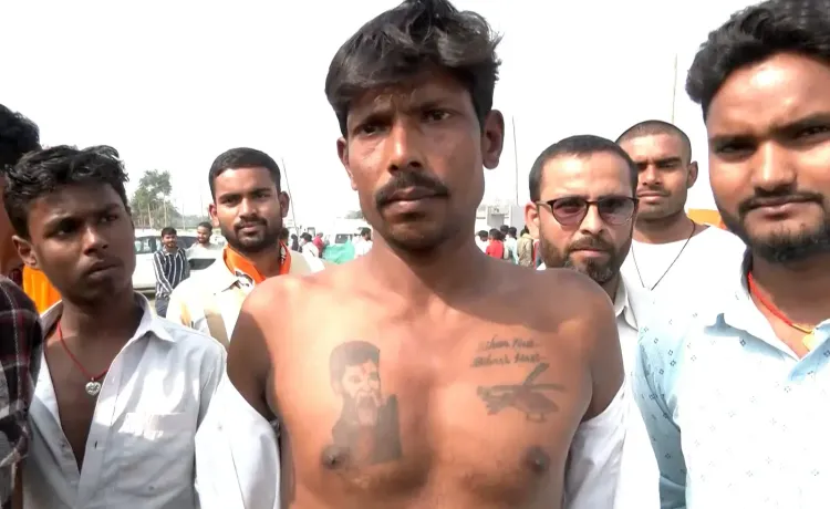 Why Did a Hajipur Man Get a Tattoo of Chirag Paswan?