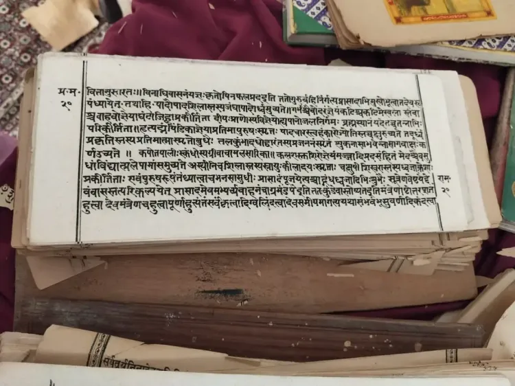 Bihar Uncovers 18 Rare Manuscripts from Ancient Temple