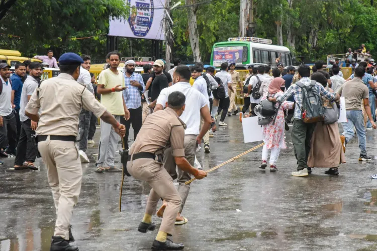 Bihar Assembly in uproar over Patna student protest, police lathi-charge