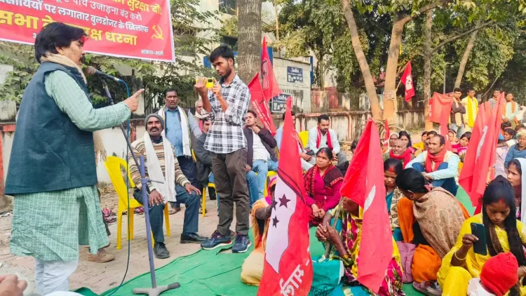 क्या बिहार में भाकपा (माले) ने अतिक्रमण हटाओ अभियान को 'बुलडोजर राज' कहा?