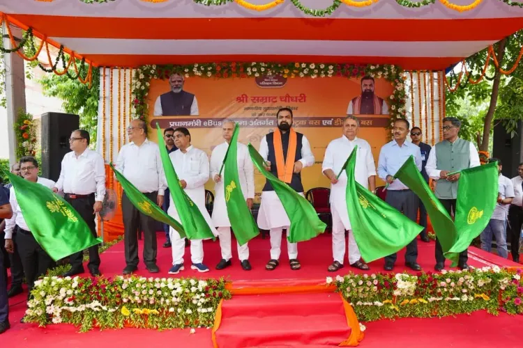 Bihar CM flags off PM e-Bus fleet and BSRTC deluxe buses in Patna