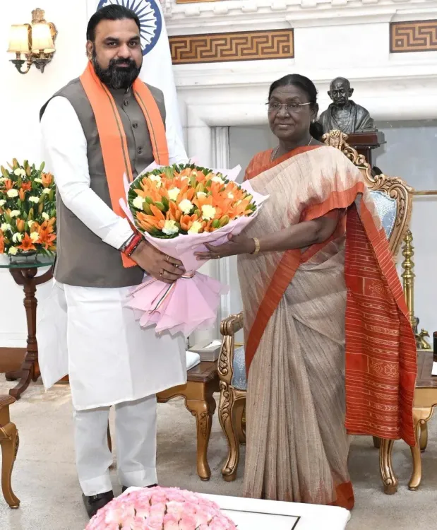 Bihar CM Samrat Choudhary Calls on President Murmu at Rashtrapati Bhavan