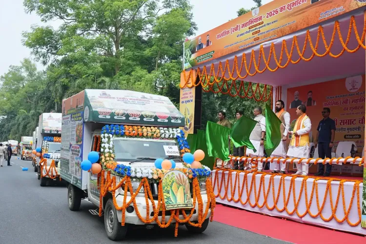 बिहार: CM सम्राट चौधरी ने रबी महाअभियान-2026 लॉन्च किया, 40 वाहनों से किसानों तक पहुँचेगी वैज्ञानिक खेती की जानकारी