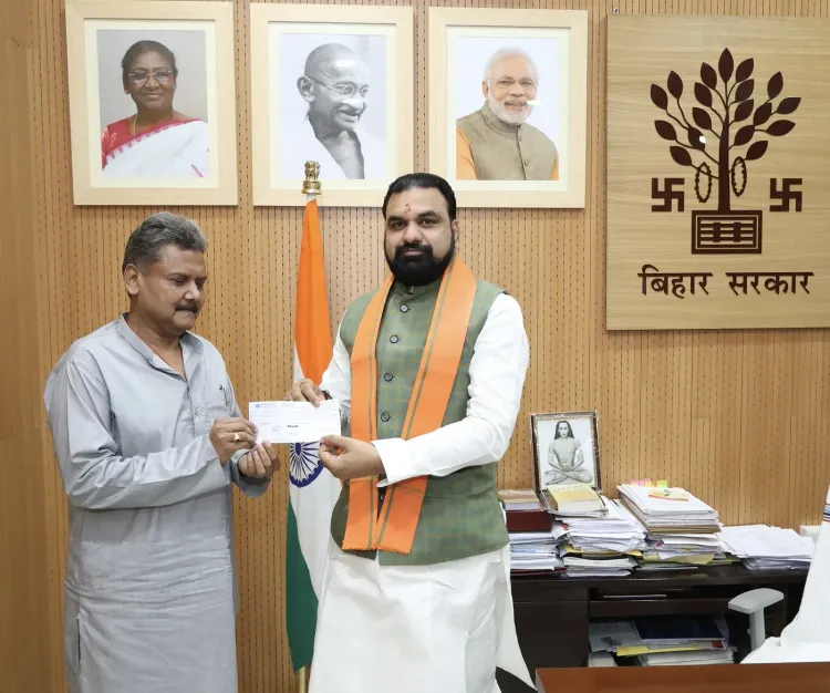 Bihar CM Thanks Rural Works Dept for Disaster Relief Fund