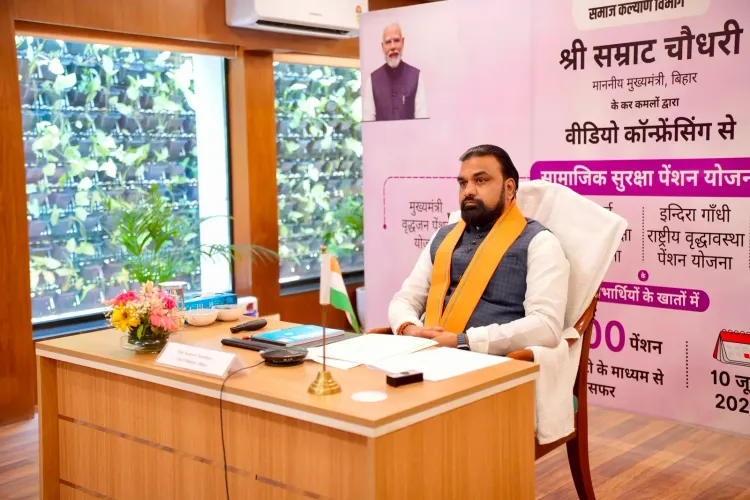 Bihar CM Samrat Choudhary transfers ₹1,100 crore to 94 lakh pension beneficiaries via DBT