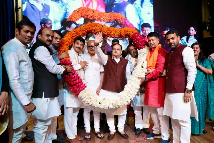 Bihar Day Festivities in Delhi: J.P. Nadda Lauds Purvanchal's Progress Under NDA