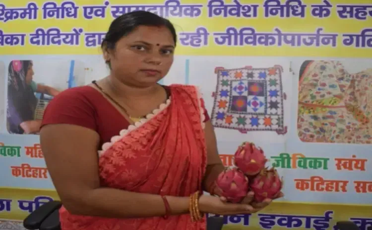 ड्रैगन फ्रूट की खेती से 'लखपति दीदी' बनीं कटिहार की रीना देवी, सालाना ₹8-12 लाख की आमदनी