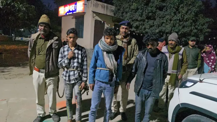 क्या गोपालगंज के थावे माता मंदिर में चोरी के मामले में चार आरोपी पकड़े गए?