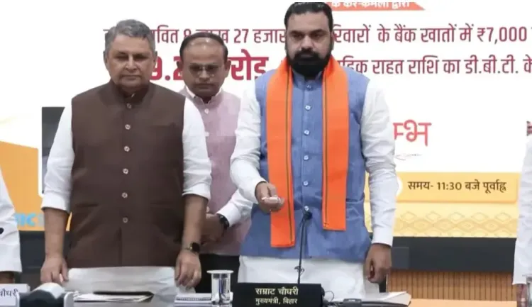 Bihar floods: CM Chaudhary transfers ₹579 crore to 8.27 lakh families via DBT