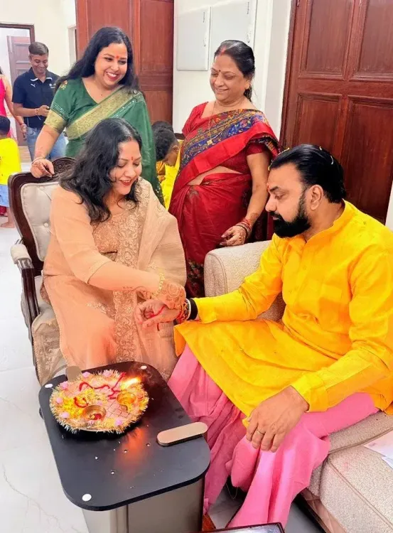 Raksha Bandhan 2025: Bihar CM Samrat Choudhary, leaders celebrate festival in Patna