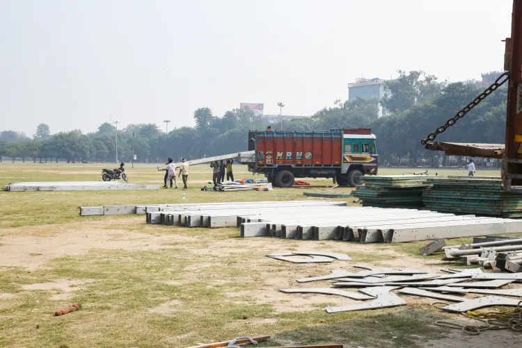 क्या बिहार में मुख्यमंत्री के शपथ ग्रहण समारोह को भव्य बनाने की तैयारी चल रही है?