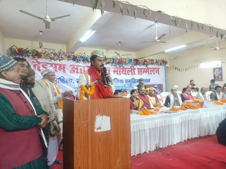 क्या पुनौराधाम में दो दिवसीय अंतरराष्ट्रीय मैथिली सम्मेलन का उद्घाटन भाजपा प्रदेश अध्यक्ष संजय सरावगी ने किया?