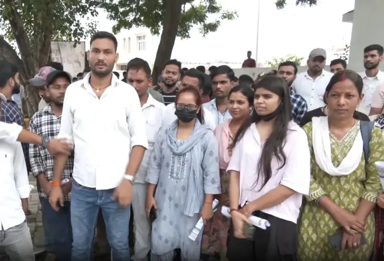 सीटीईटी अभ्यर्थियों का बिहार शिक्षा मंत्री के आवास पर प्रदर्शन, टीआरई-4 में समान अवसर की मांग