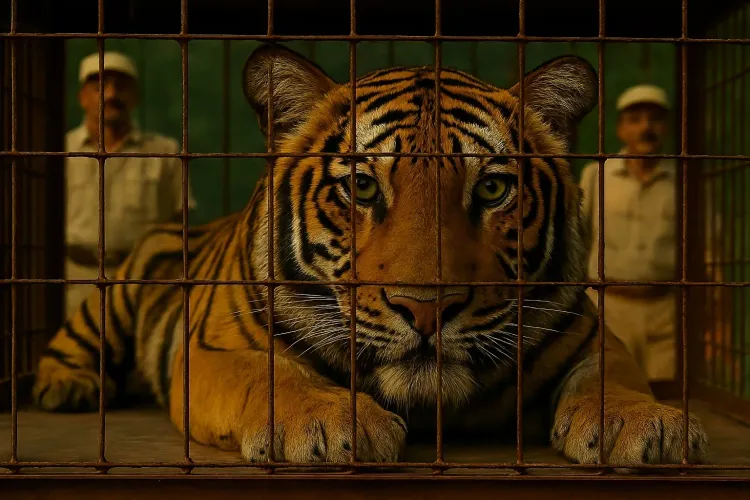 What Happened in Bagaha with the Captured Tiger?