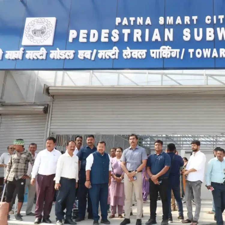 Is Bihar's First Pedestrian Subway Nearing Completion in Patna?