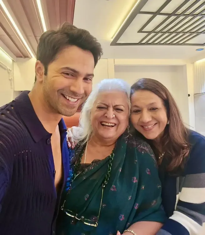 Did Bina Kak Enjoy Quality Moments with Varun Dhawan's Family?