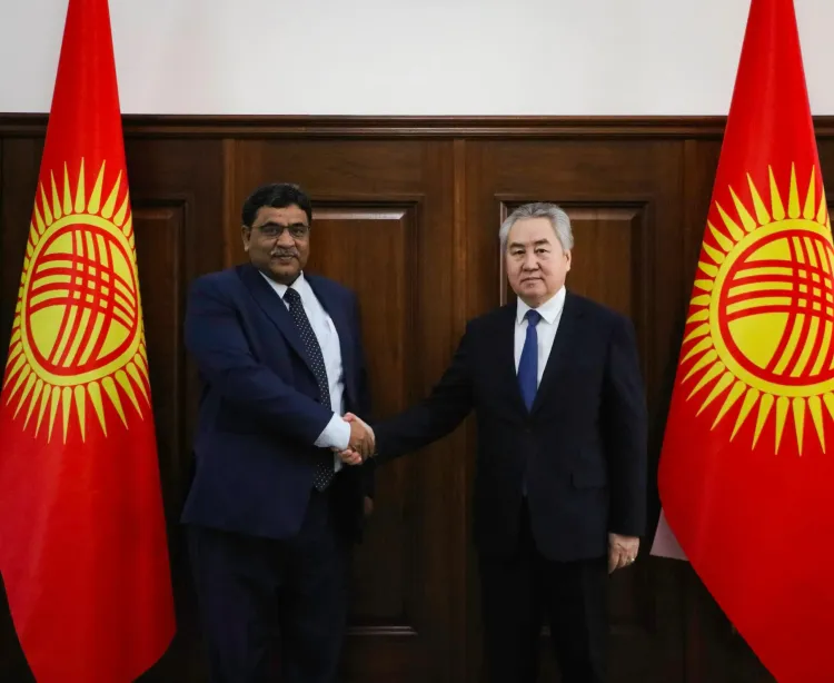 What Did the Indian Envoy and Kyrgyz Foreign Minister Discuss About Bilateral Ties?