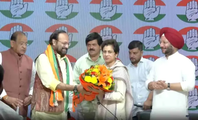 रामशरण नौटियाल की भाजपा से कांग्रेस में वापसी, सैलजा ने धामी सरकार पर साधा निशाना