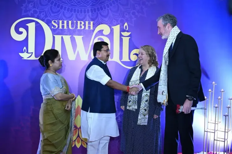भाजपा दीपावली मिलन: नितिन नवीन ने 50 देशों के 90 से अधिक राजनयिकों की मेजबानी की