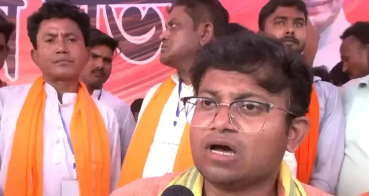 भाजपा के युवा प्रत्याशी बिराज बिस्वास ने टीएमसी पर गंभीर आरोप लगाए