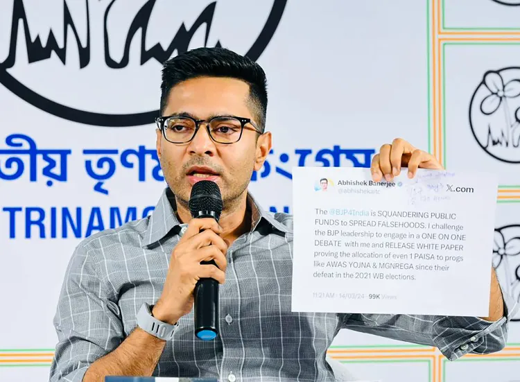 Abhishek Banerjee Compares BJP's Election Promises to Chit Fund Schemes