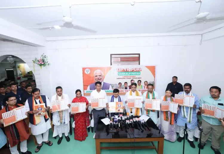 BJP's Manifesto Promises Comprehensive Growth for Tribal Communities in Tripura