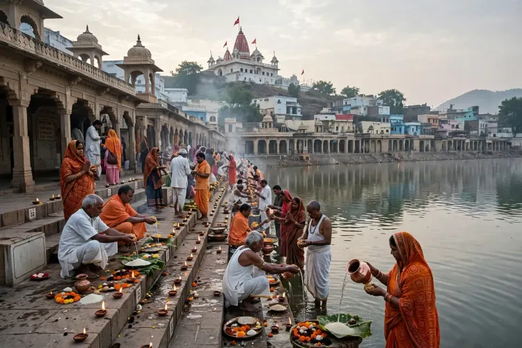 पुष्कर सरोवर: पितरों के मोक्ष का महातीर्थ, जहाँ भगवान राम ने किया था महाराज दशरथ का श्राद्ध