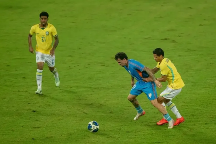 Brazil thrash India 4-0 in historic Kolkata clash as Estevao, Lino star