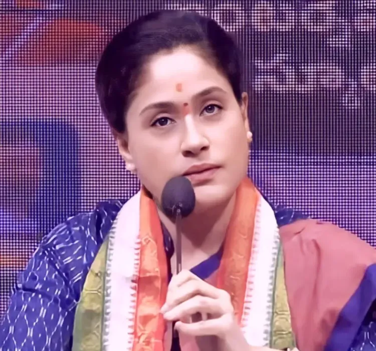 Vijayashanthi Asserts BRS Lacks Authority to Contest Telangana Talli Design