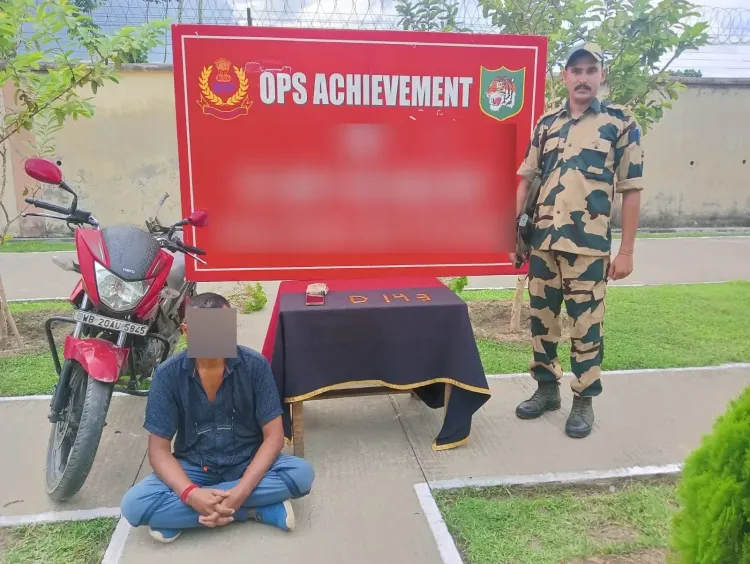 How Did the BSF Arrest a Smuggler and Seize Gold Worth Rs 1.29 Crore Along the India-Bangladesh Border?